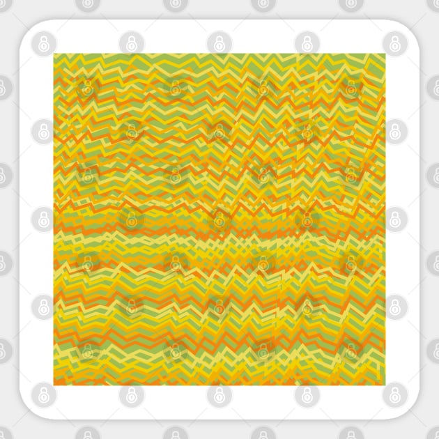 retro pattern- lines Sticker by vixfx